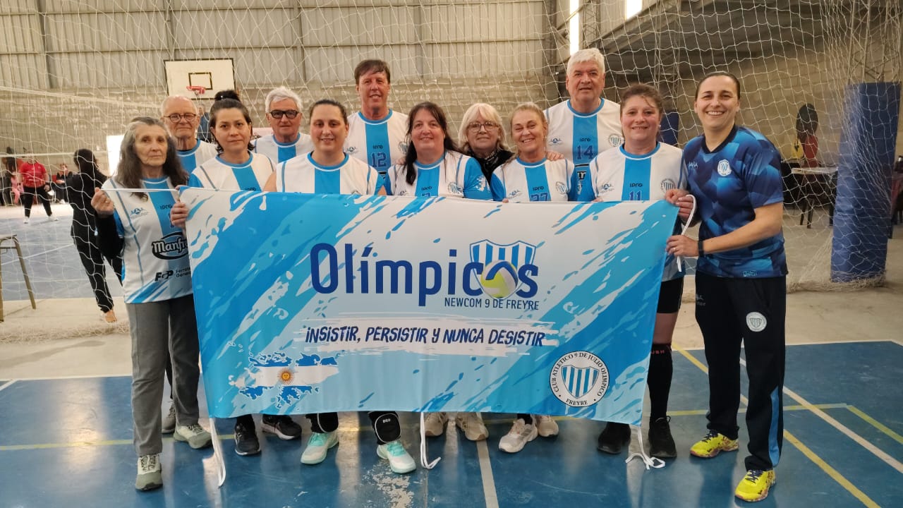 El Newcom +40 mixto del 9 de Freyre se consagró subcampeón en Colonia Marina